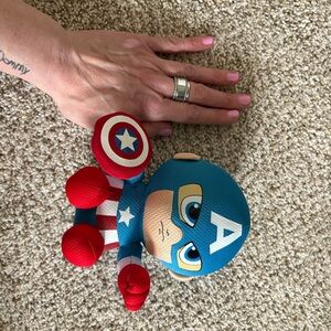 Captain America Plush Toy - Blue and Red